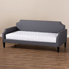 Baxton Studio Walden Modern Grey Upholstered Twin Size Sofa Daybed 150-9009